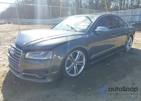 2015 Audi S8 4.0T from USA, damaged, VIN WAUK2AFD1FN019295